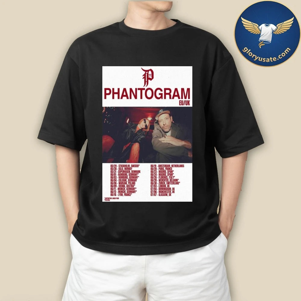 Phantogram Europe UK 2026 Poster Shirt