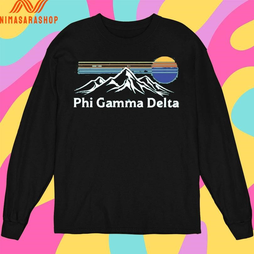 Phi Gamma Delta Fiji Retro Mountain Shirts