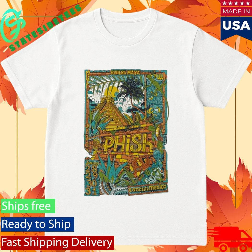 Phish Jan 28-31 2026 At Moon Palace Poster Shirt