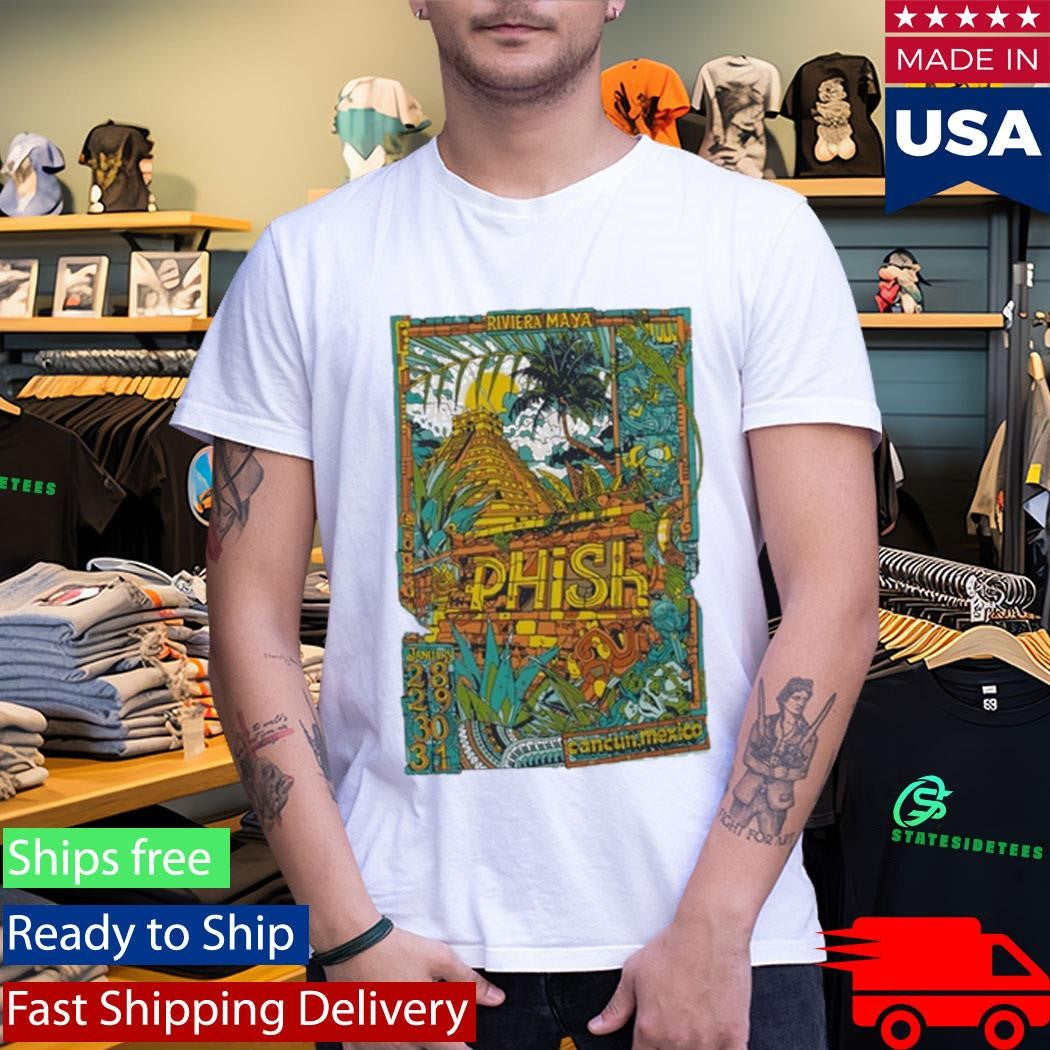 Phish Jan 28-31 2026 At Moon Palace Poster Shirt
