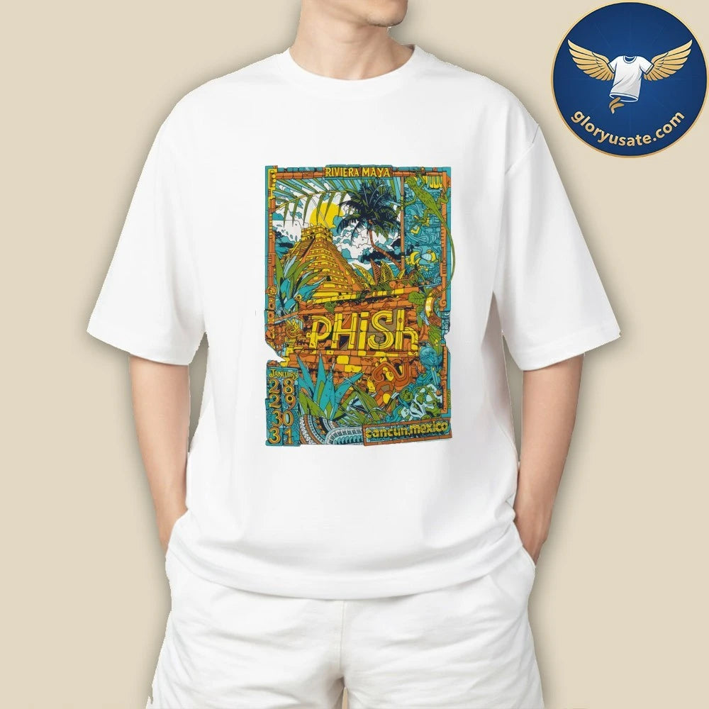 Phish Riviera Maya Mexico 1-28-1 31-2026 Poster Shirt