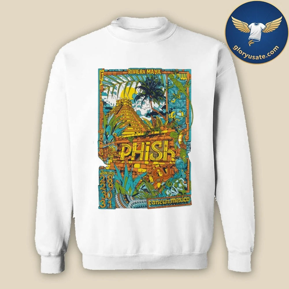 Phish Riviera Maya Mexico 1-28-1 31-2026 Poster Shirt