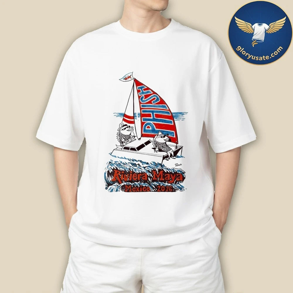 Phish Riviera Maya Mexico Tour 2026 Poster Shirt