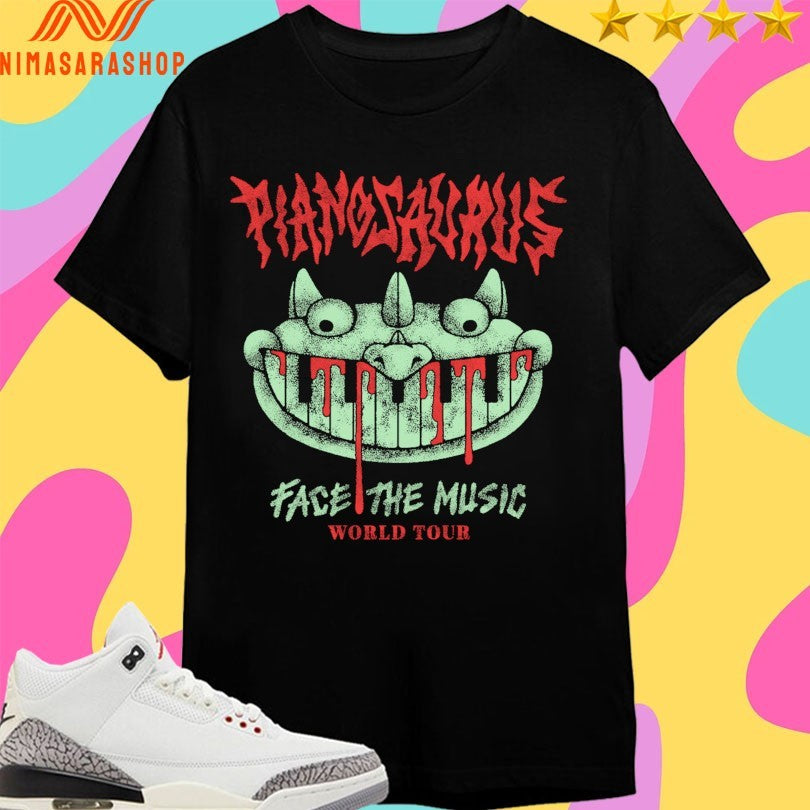 Pianosaurus Face The Music World Tour Shirts