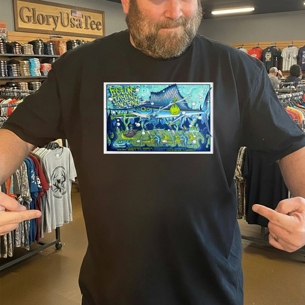 Pigeons Playing Ping Pong Florida March 2026 Tour Poster Shirt
