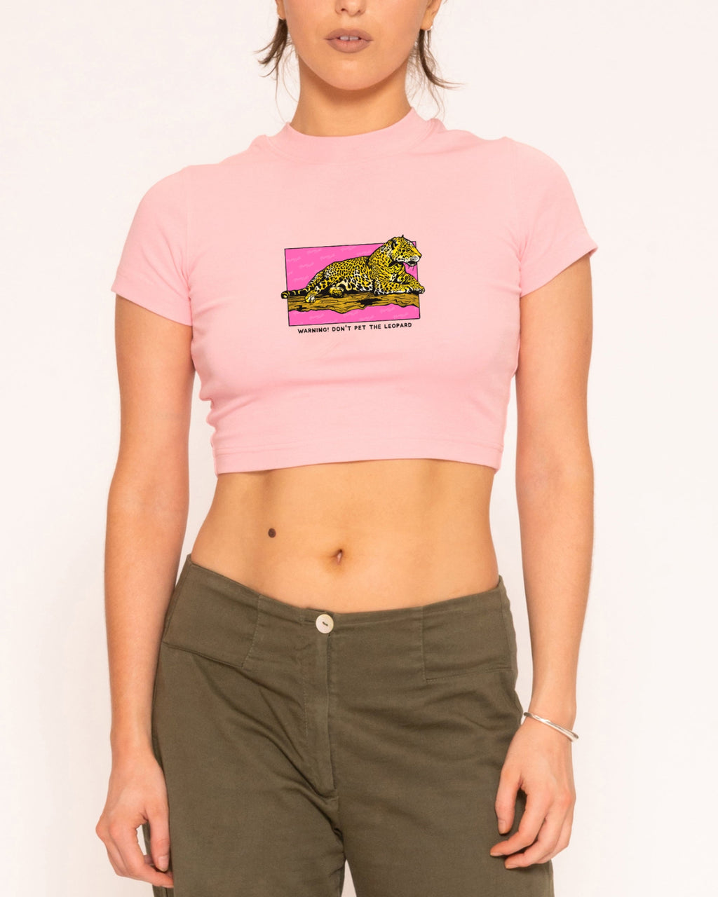Warning! Don't Pet The Leopard Baby Tee