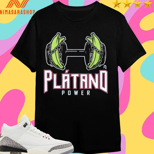 Plátano Power Dumbbell Banana Shirts