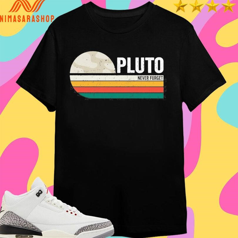 Pluto Never Forget Vintage Shirts