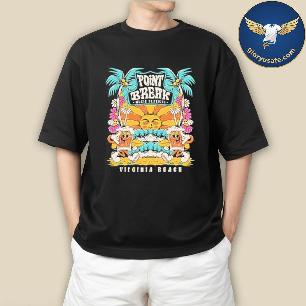 Point Break Virginia Beach Line Up Shirt