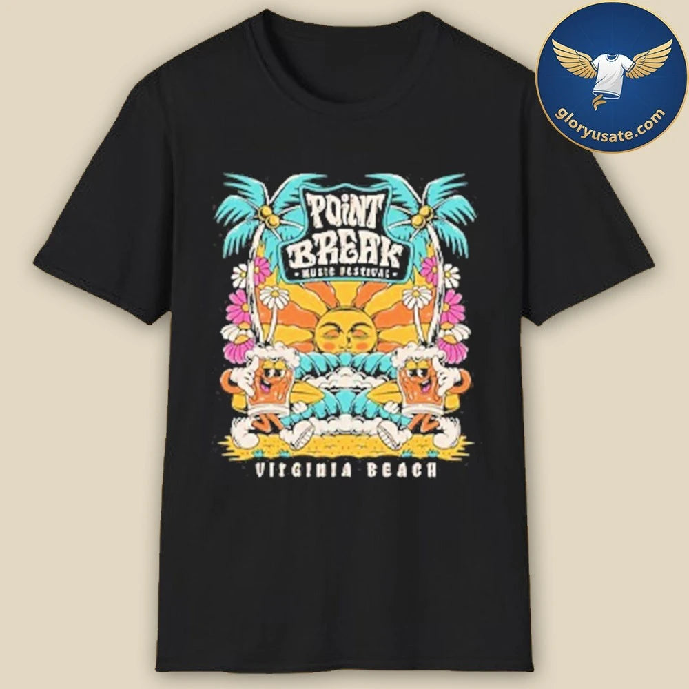 Point Break Virginia Beach Line Up Shirt
