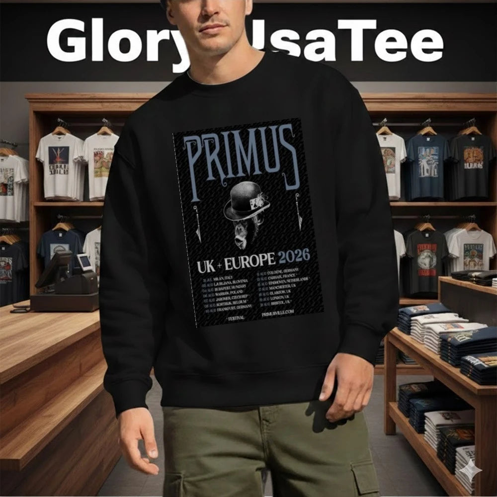 Primus Tour UK Europe 2026 Poster Shirt