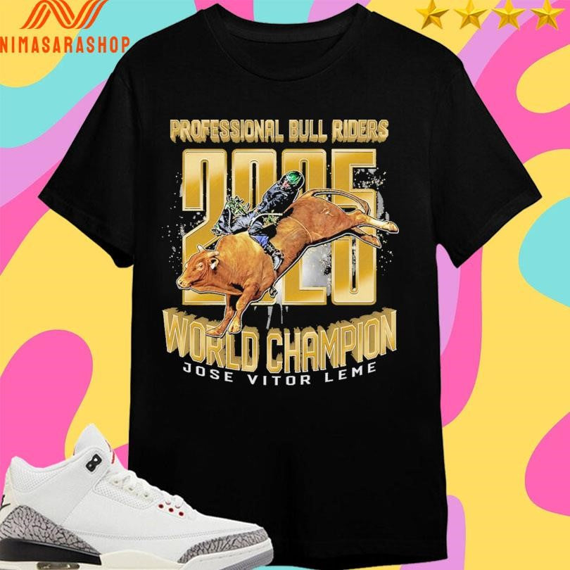 Professional Bull Riders 2025 World Champ Jose Vitor Leme Shirts