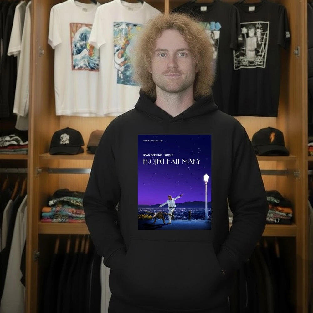 Project Hail Mary Inspired Poster La La Land Ryan Gosling Rocky Poster Shirt