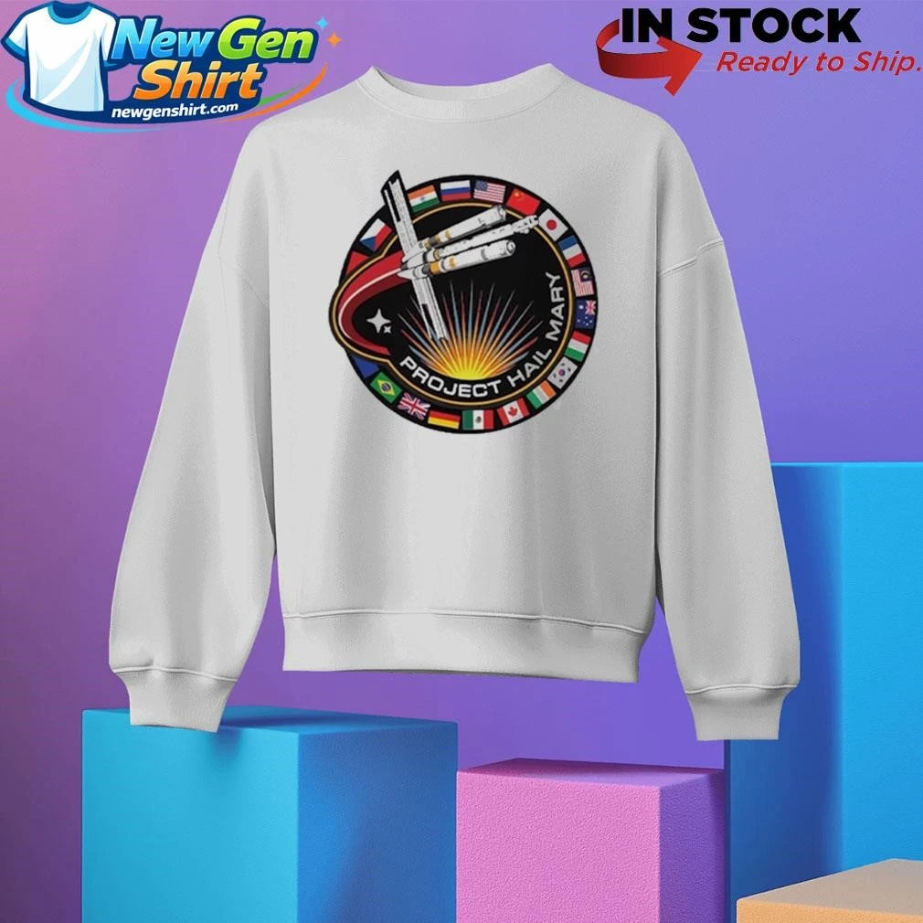 Project Hail Mary Ryan Gosling Mission Patch Shirt