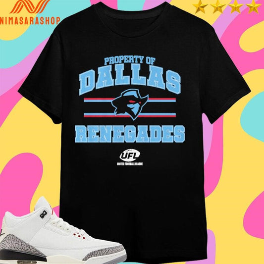 Property Of Dallas Renegades UFL Shirts
