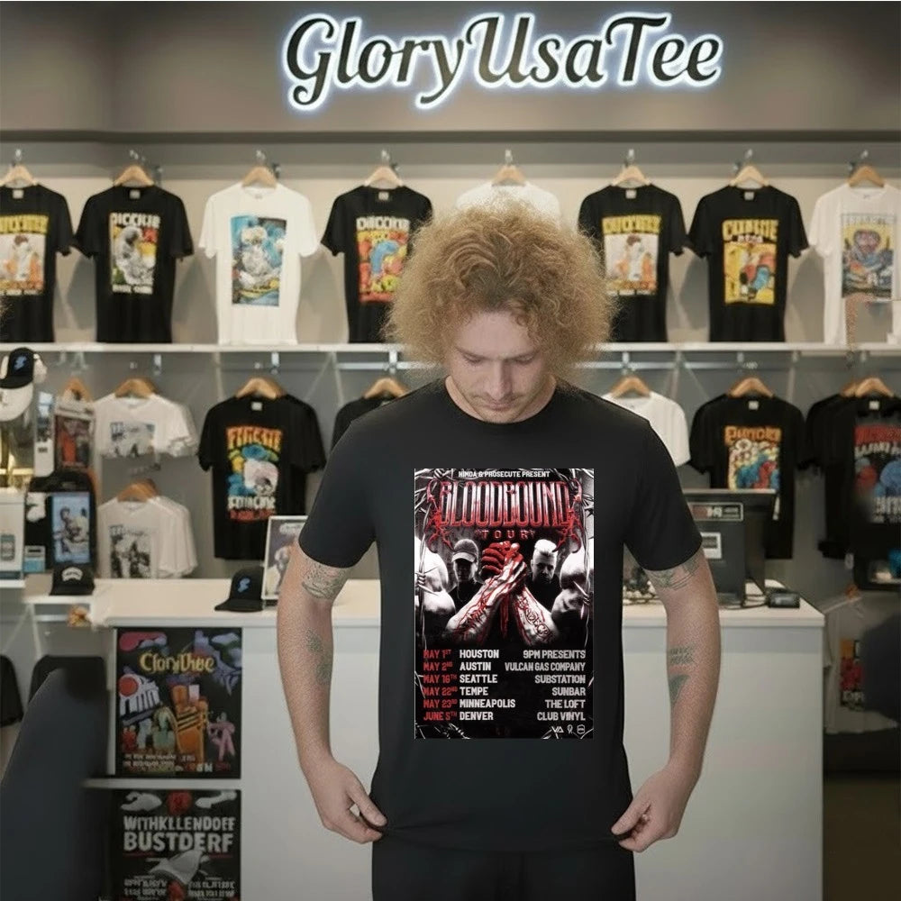 Prosecute The Bloodbound Tour 2026 Poster Shirt