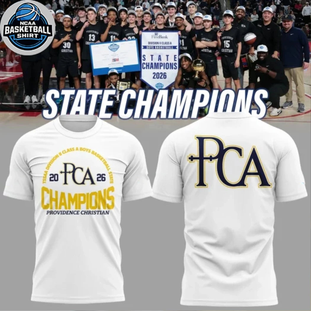 Providence Christian TSSAA Division II Class A Boys Basketball State Champions Shirt