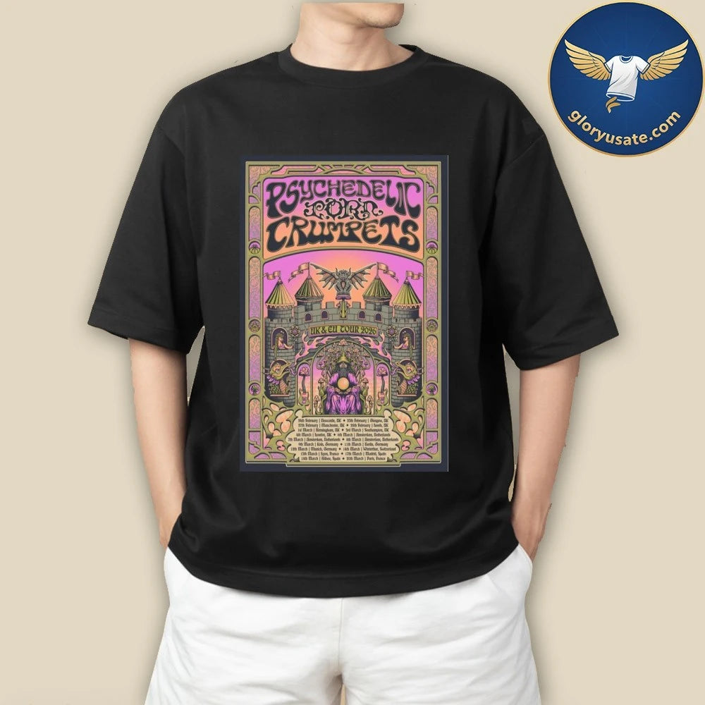Psychedelic Porn Crumpets UK &amp; Europe Tour 2026 Poster Shirt