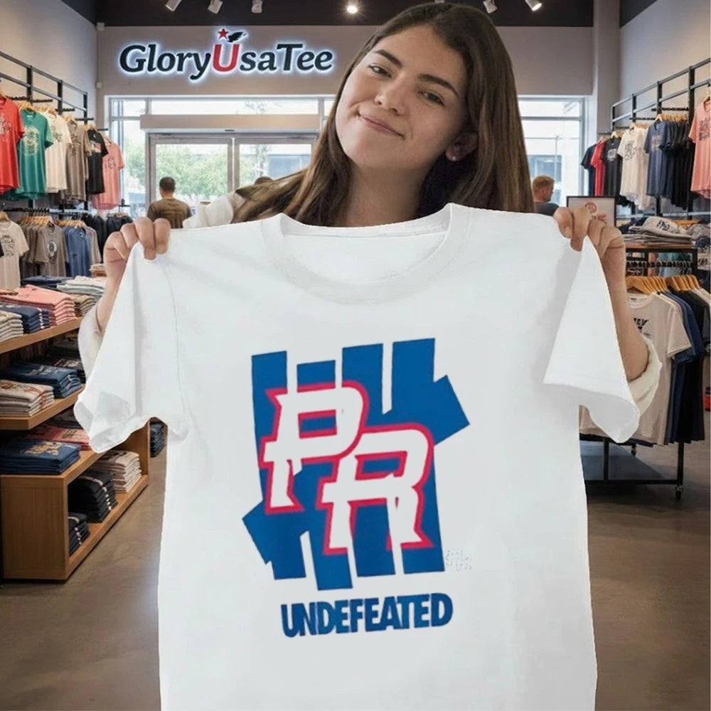 Puerto Rico Baseball Team 2026 World Baseball Complex Undefeated Shirt