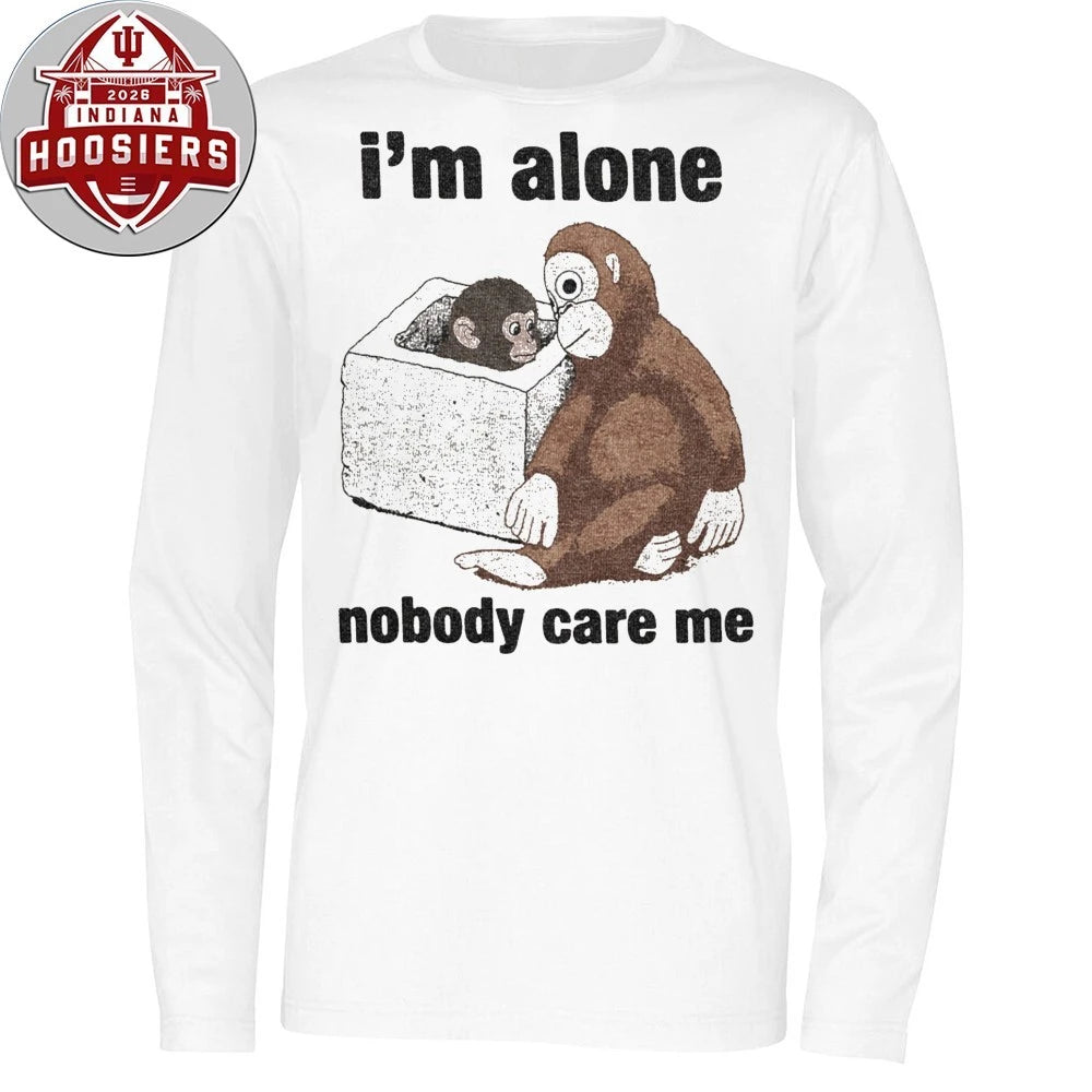 Punch Baby Monkey I’m Alone Nobody Care Me Shirt