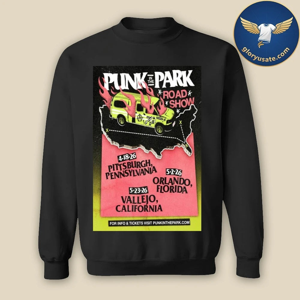 Punk In The Park Pittsburgh Orlando Vallejo Show 2026 Poster Shirt