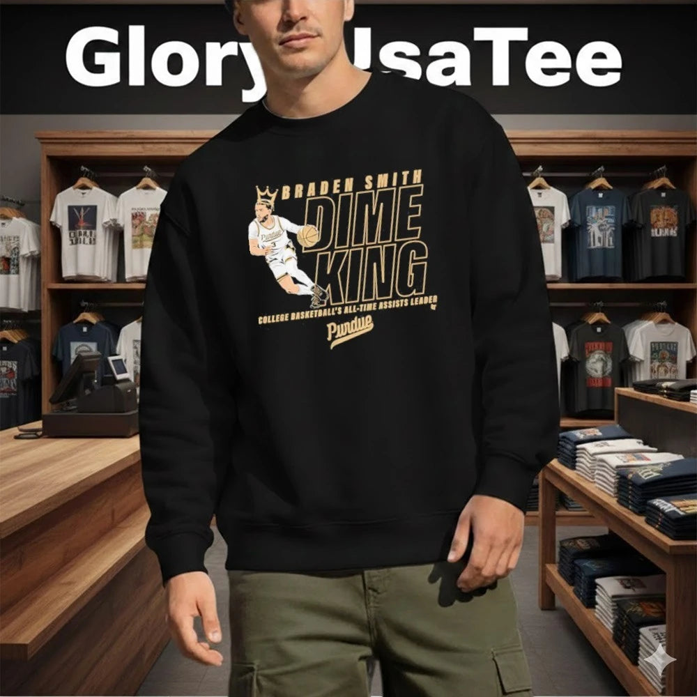 Purdue Basketball Braden Smith All-Time Assists Record Shirt