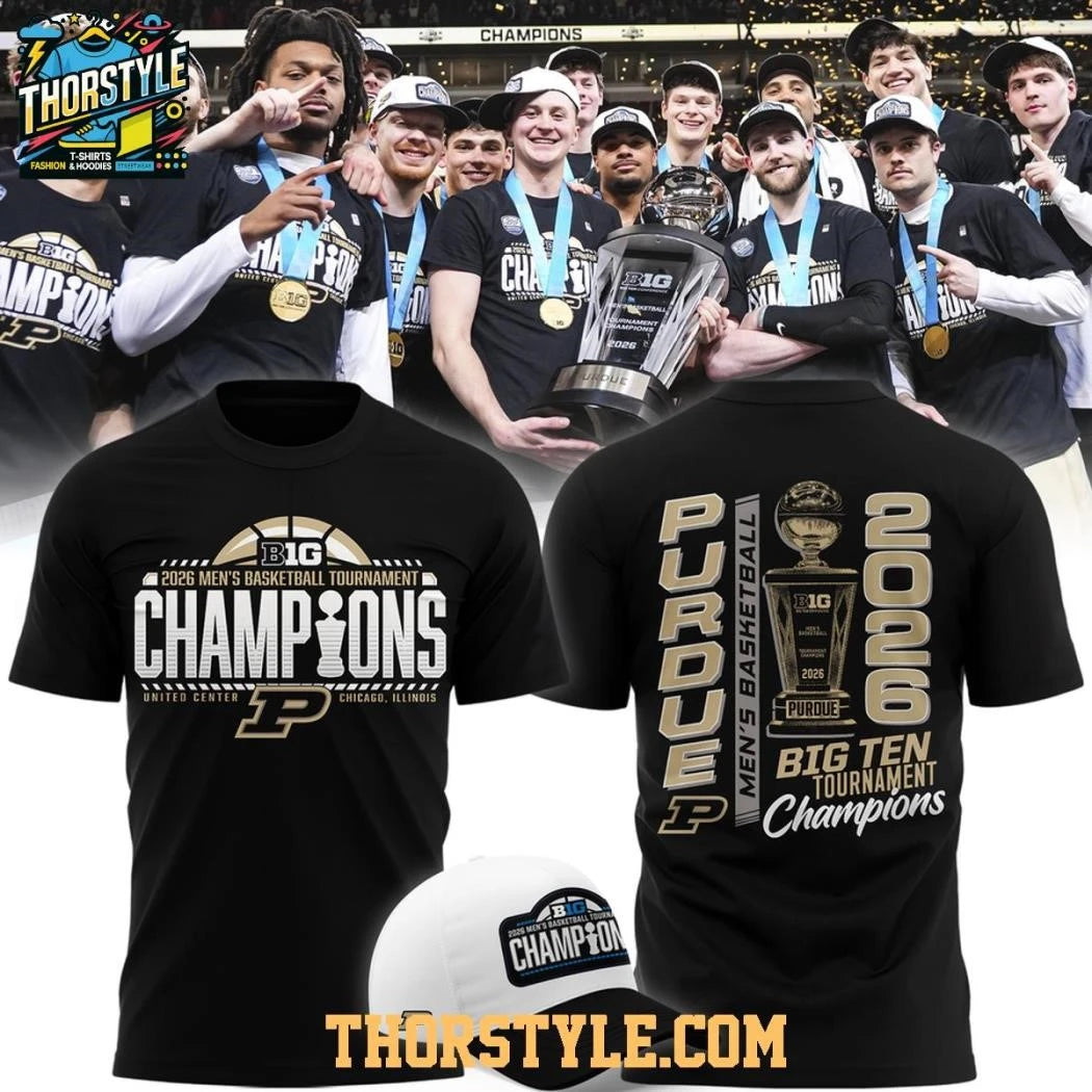 Purdue Boilermakers 2026 Big Ten Champions Locker Room Shirt