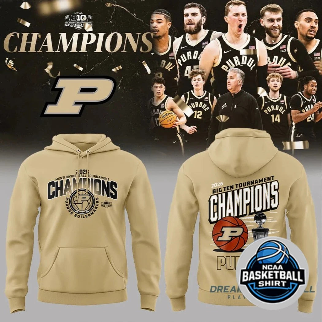 Purdue Boilermakers 2026 Big Ten Tournament Champions T-Shirt