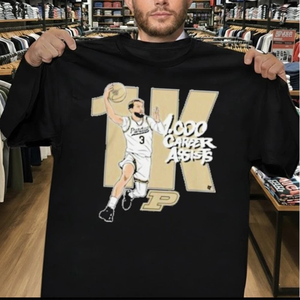 Purdue Boilermakers Basketball Braden Smith 1,000 Assists T-Shirt