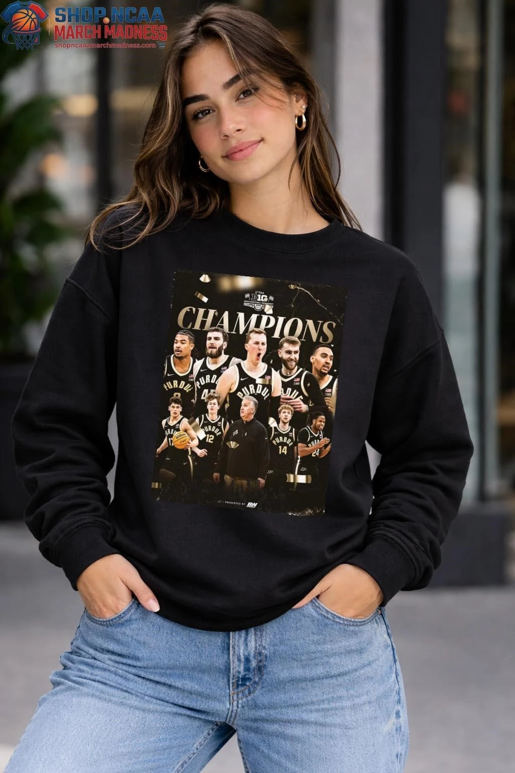 Purdue Boilermakers Men’s Basketball 2026 Big Ten Tournament Champions T-Shirt Purdue Boilermakers Shirt