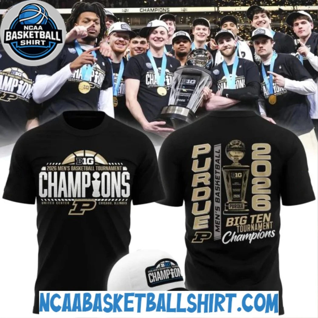 Purdue Men’s Basketball 2026 Big Ten Tournament Champions T-Shirt