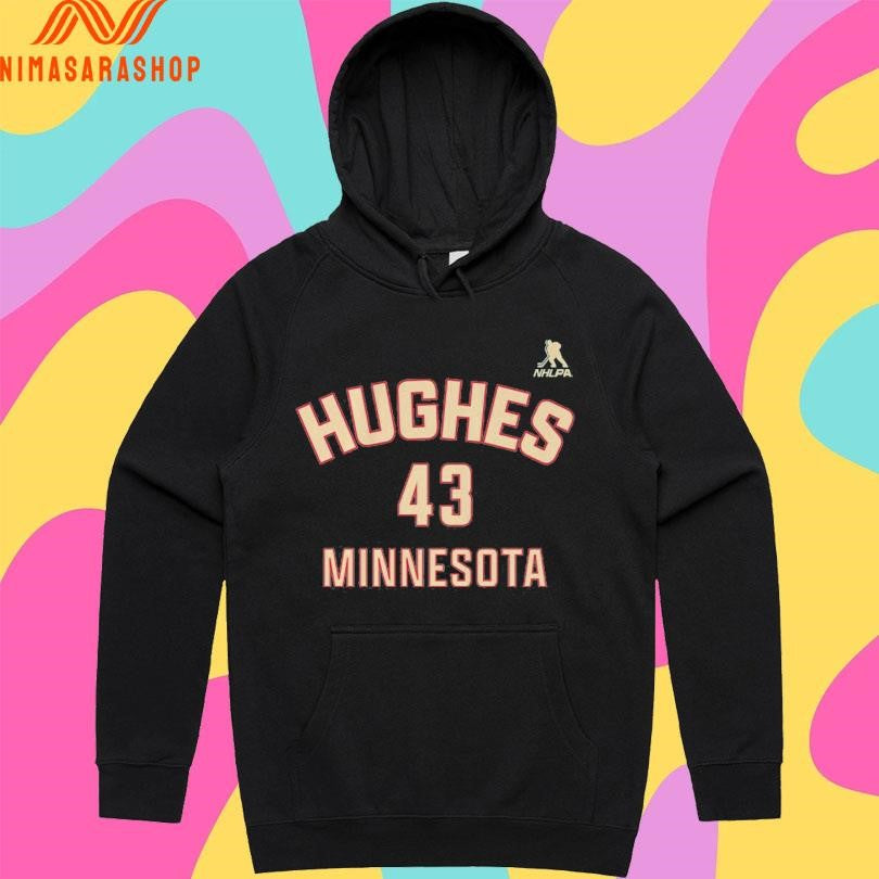 Quinn Hughes 43 Minnesota Wild Shirts