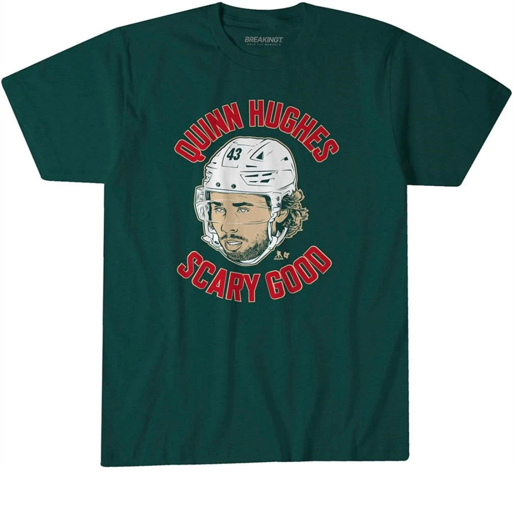 Quinn Hughes Crazy Good Ghost Eyes Shirt