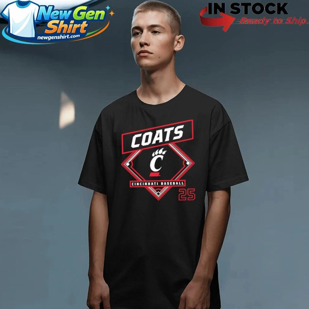 Quinton Coats Cincinnati Bearcats Baseball Shirt