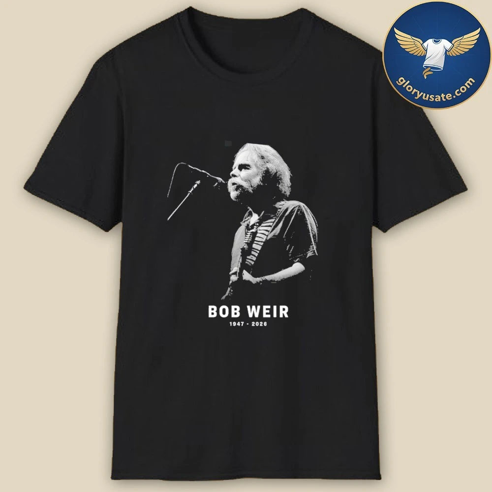 RIP Bob Weir Grateful Dead Co Founder Rest In Peace 1947-2026 T-Shirt