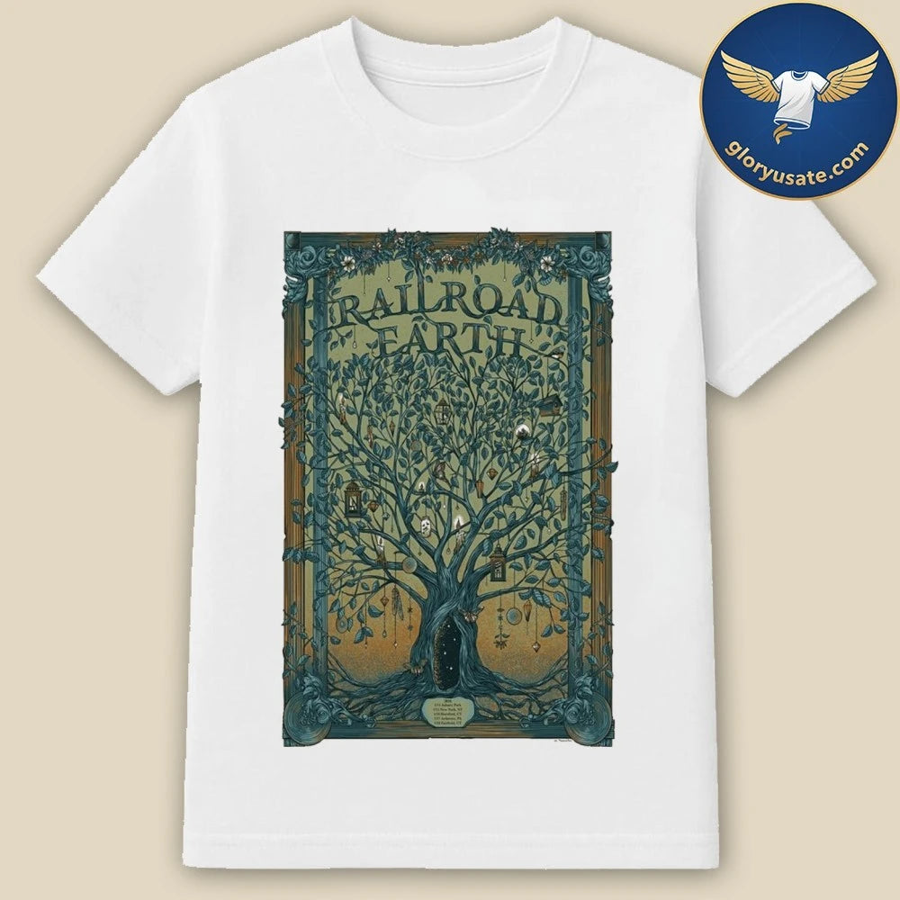 Railroad Earth The Stone Pony Jan 14 2026 Poster Shirt