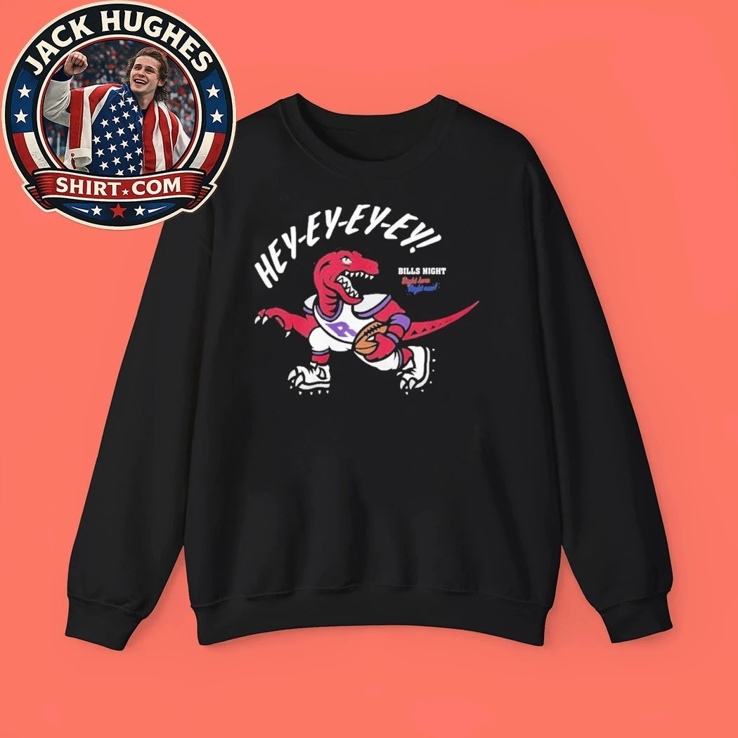 Raptors Hey Ey Ey Ey Bills Night Logo Shirt