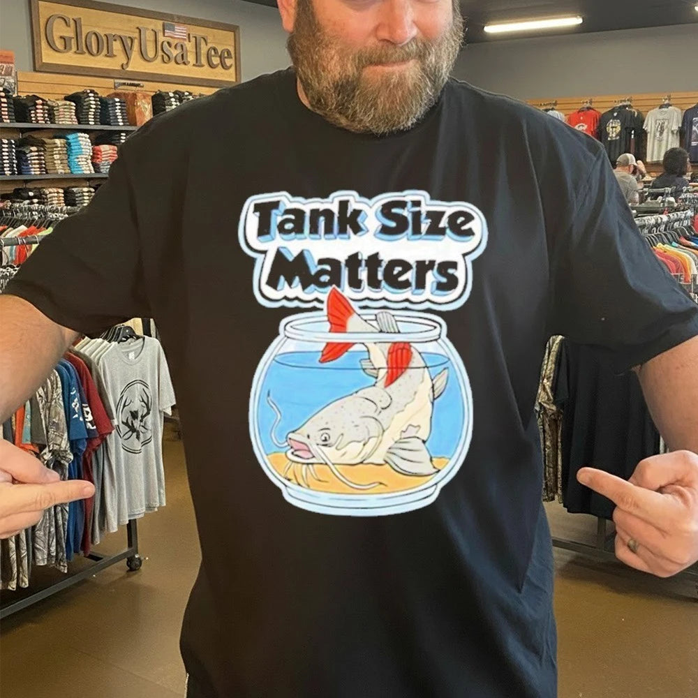 Redtail Catfish Tank Size Matters shirt