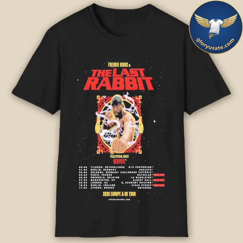 Redveil Europe &amp; UK Tour 2026 Poster Shirt