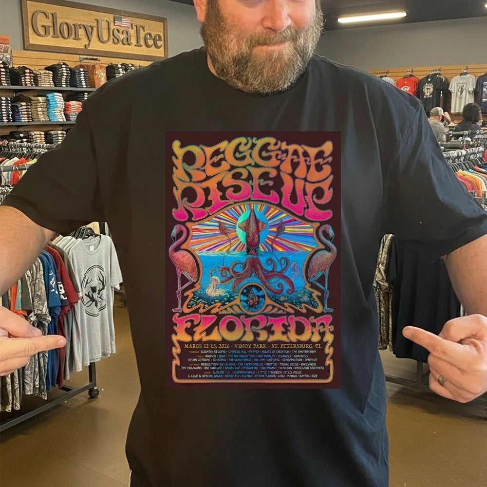 Reggae Rise Up Florida Vinoy Park In St. Petersburg FL Mar 12-15 2026 Poster Shirt