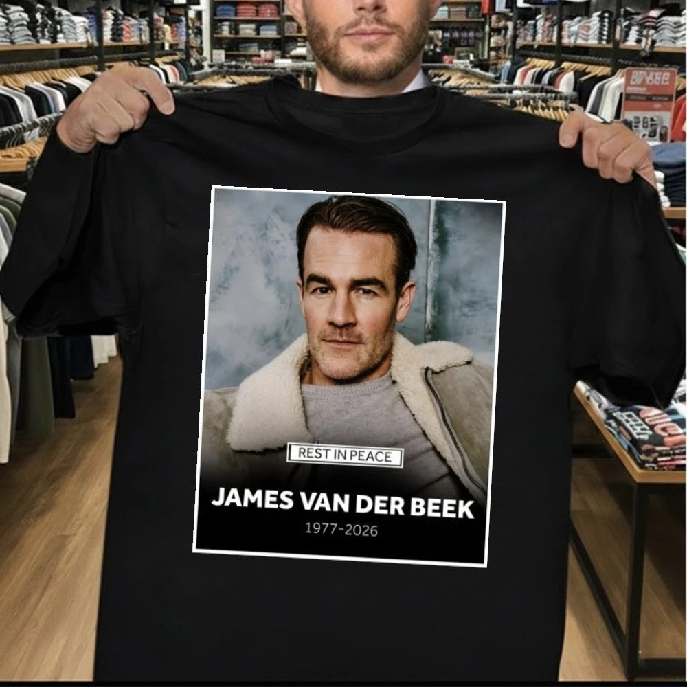 Rest In Peace James Van Der Beek 1977-2026 Shirt