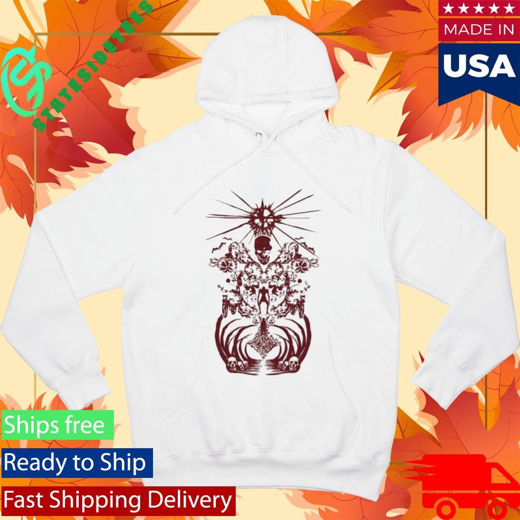 Revenge White Maroon Shirt