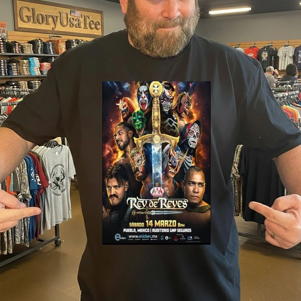 Rey De Reyes March 14 2026 Puebla Mexico Tour Poster Shirt