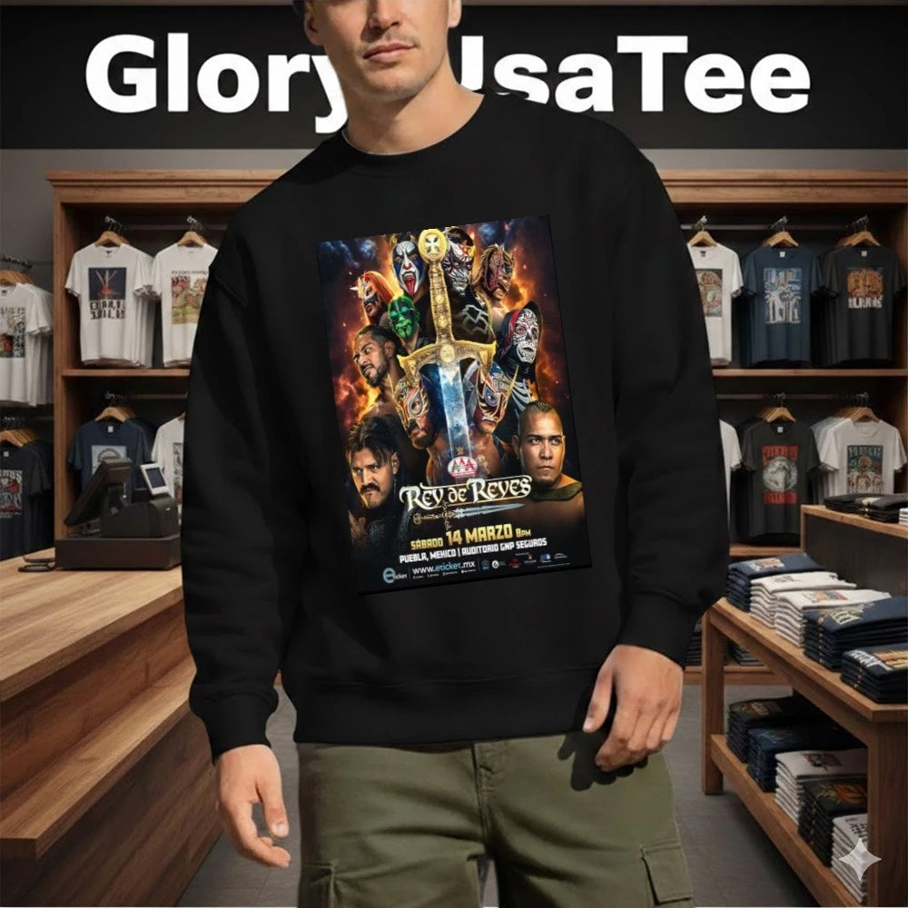 Rey De Reyes March 14 2026 Puebla Mexico Tour Poster Shirt
