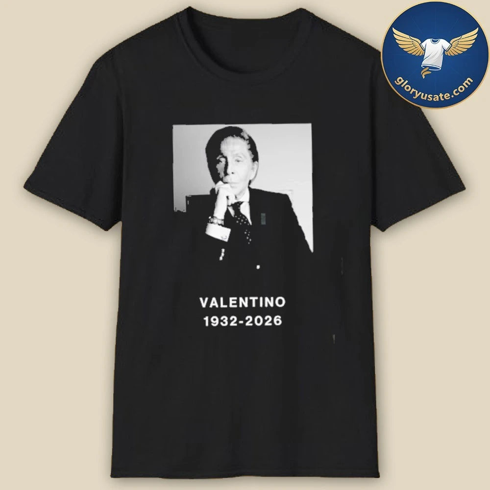 Rip Valentino Garavani Iconic Italian Designer Dies At 93 Shirt