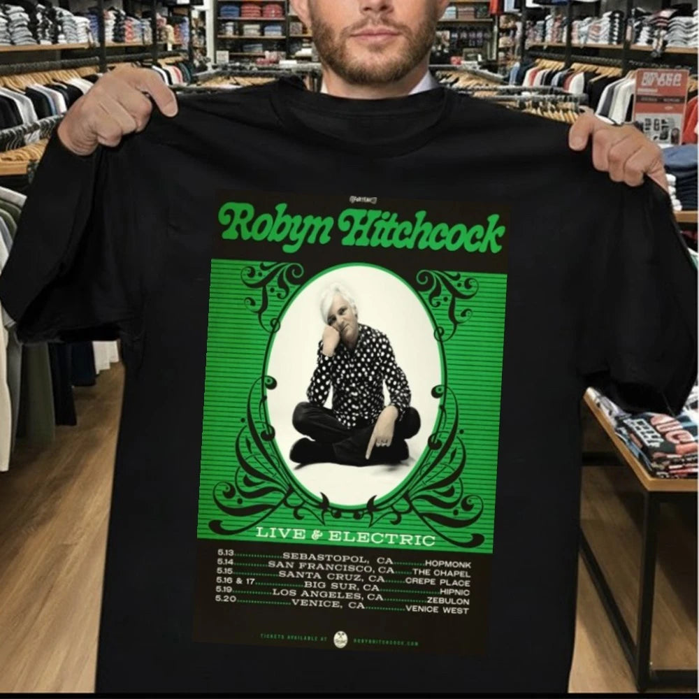 Robyn Hitchcock Tour May 2026 Poster Shirt