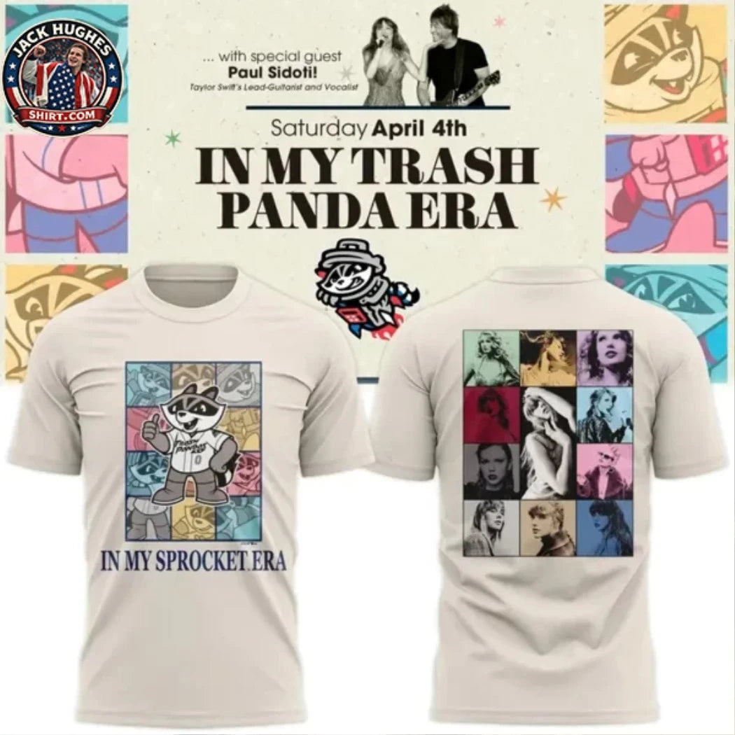 Rocket City Trash Panda Sprocket Era 2026 Two Sided Shirt