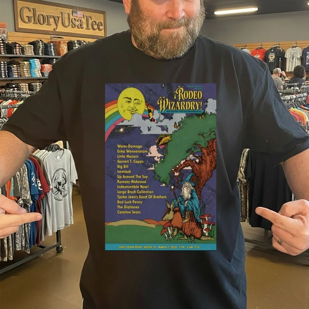 Rodeo Wizardry! Sam’s Town Point In Austin TX Mar 7 2026 Poster Shirt