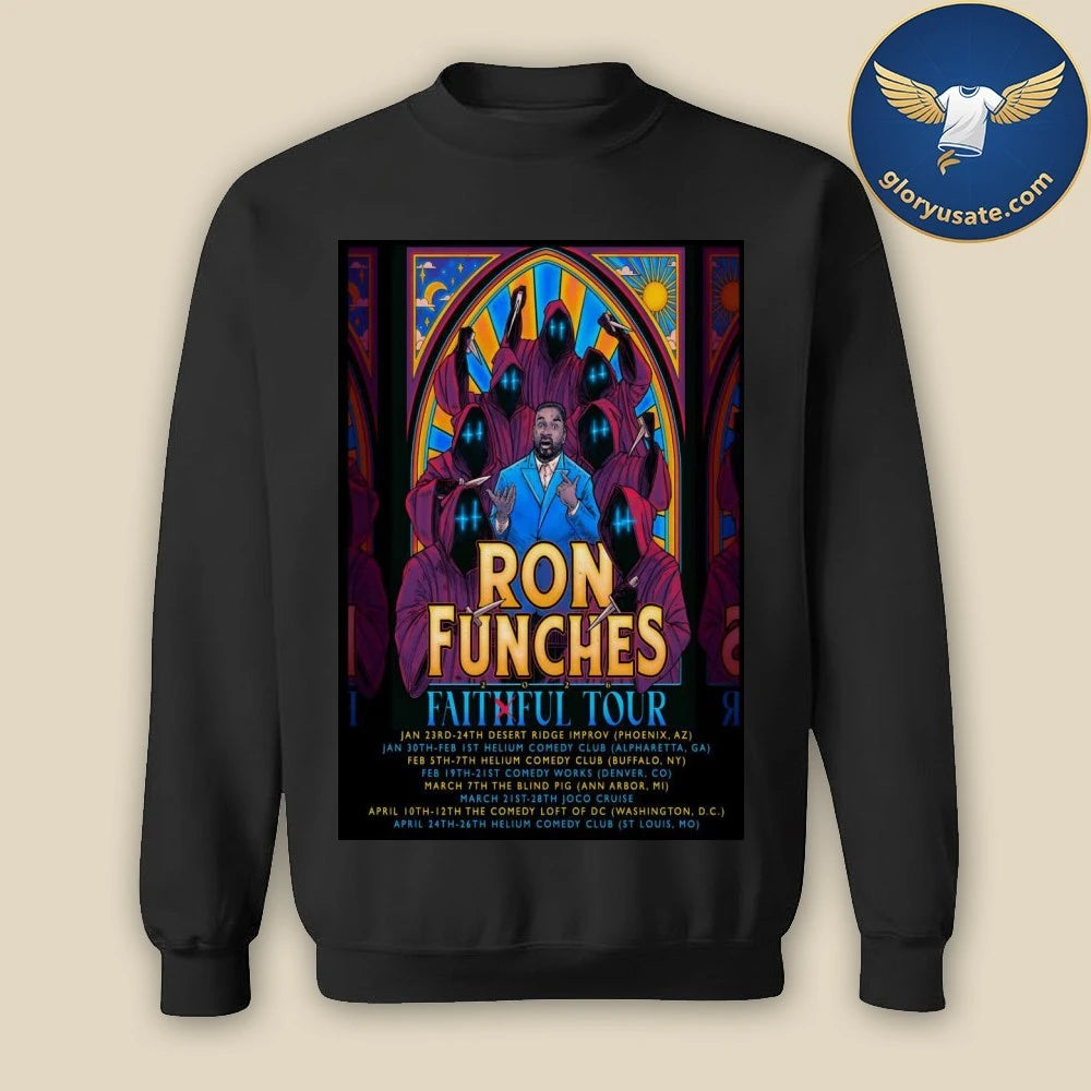Ron Funches 2026 Faithful Tour Poster Shirt