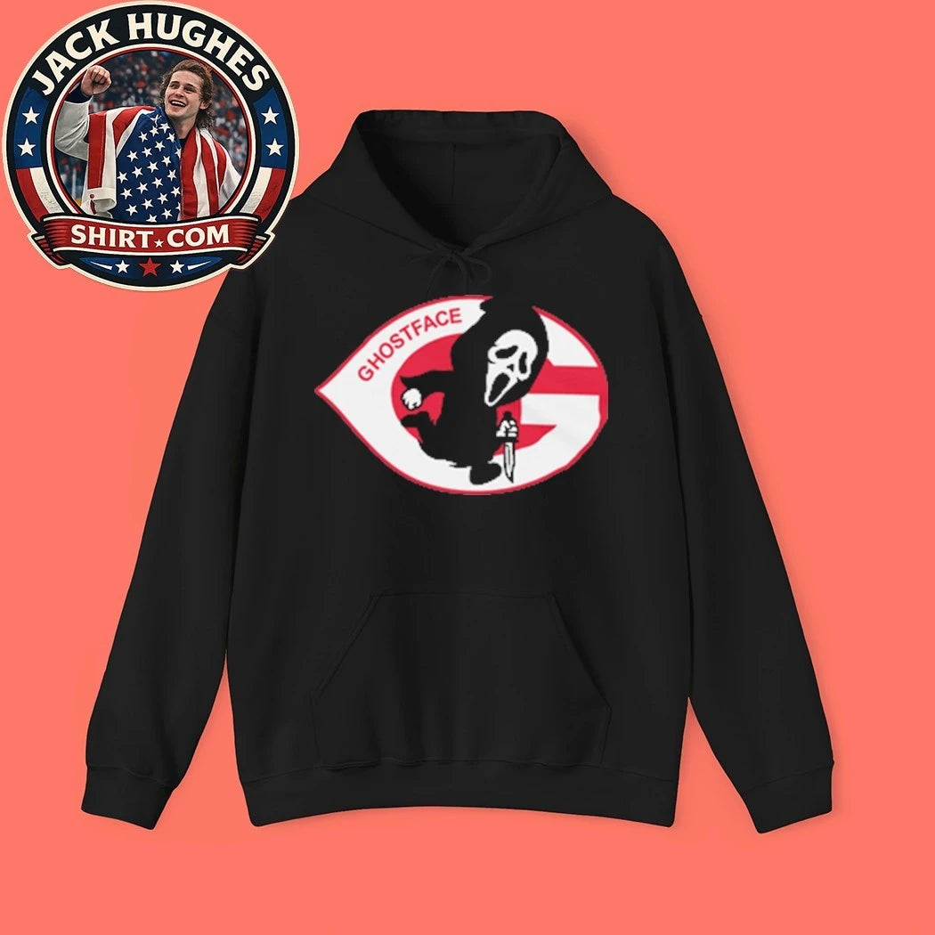 Runnin’ Ghostface And Running Man Cincinnati Reds Shirt